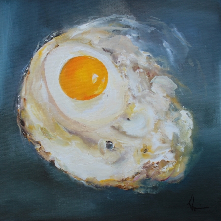 Cracked%20Brown%20Egg by artist Kristine Kainer